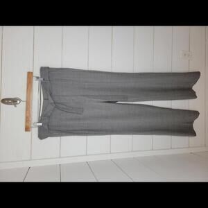 J Crew size 12 grey wool blend straight leg trousers